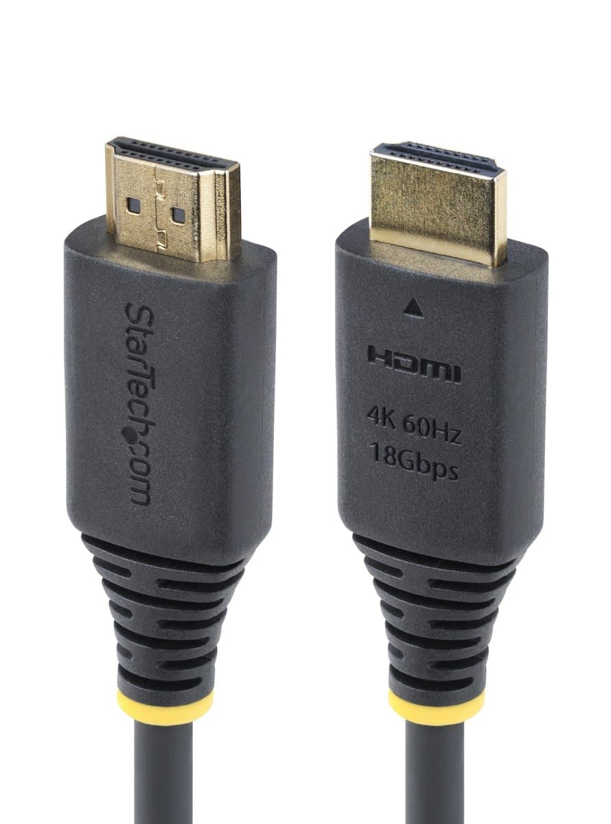 StarTech Premium Certified HDMI Cable 10ft HDMI Cord/4K 60Hz/HDR10/ARC