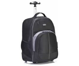 Targus TSB750US Compact Rolling Backpack, 16-inch Laptop, 1.81 kg, Black