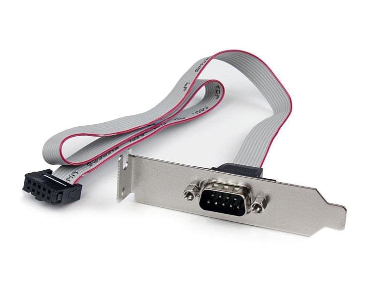 StarTech PLATE9M16LP, DB9 Serial Port Bracket, Low Profile, 16 in