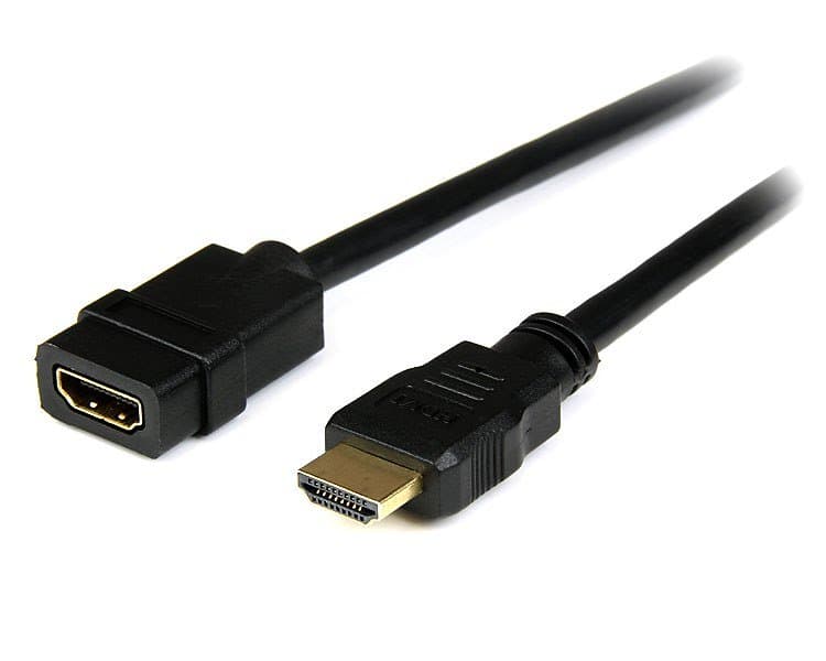 StarTech HDMI, Extension Cable, 6 ft, 4K 30Hz, Male to Female
