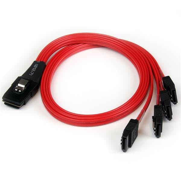 StarTech SFF-8087 to 4× SATA Internal Cable, 0.5 m, 36-Pin Reverse