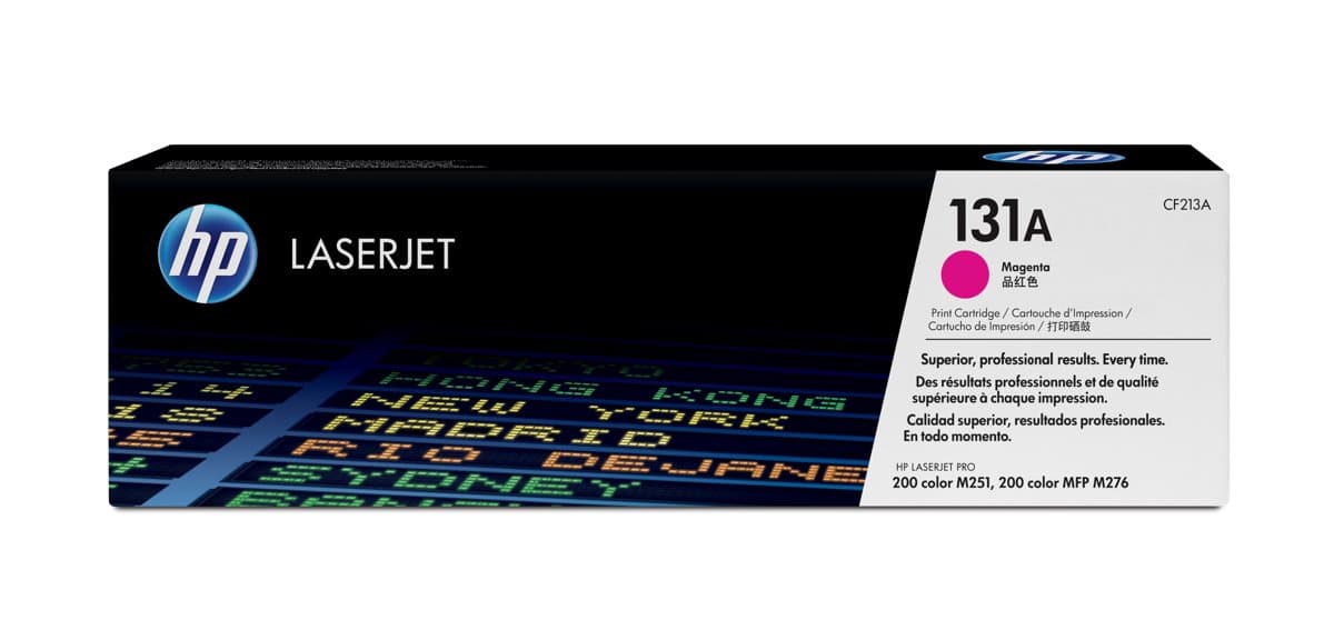 HP 131A Magenta LaserJet Toner Cartridge, 1800-Page Yield, M251/M276 Compatible