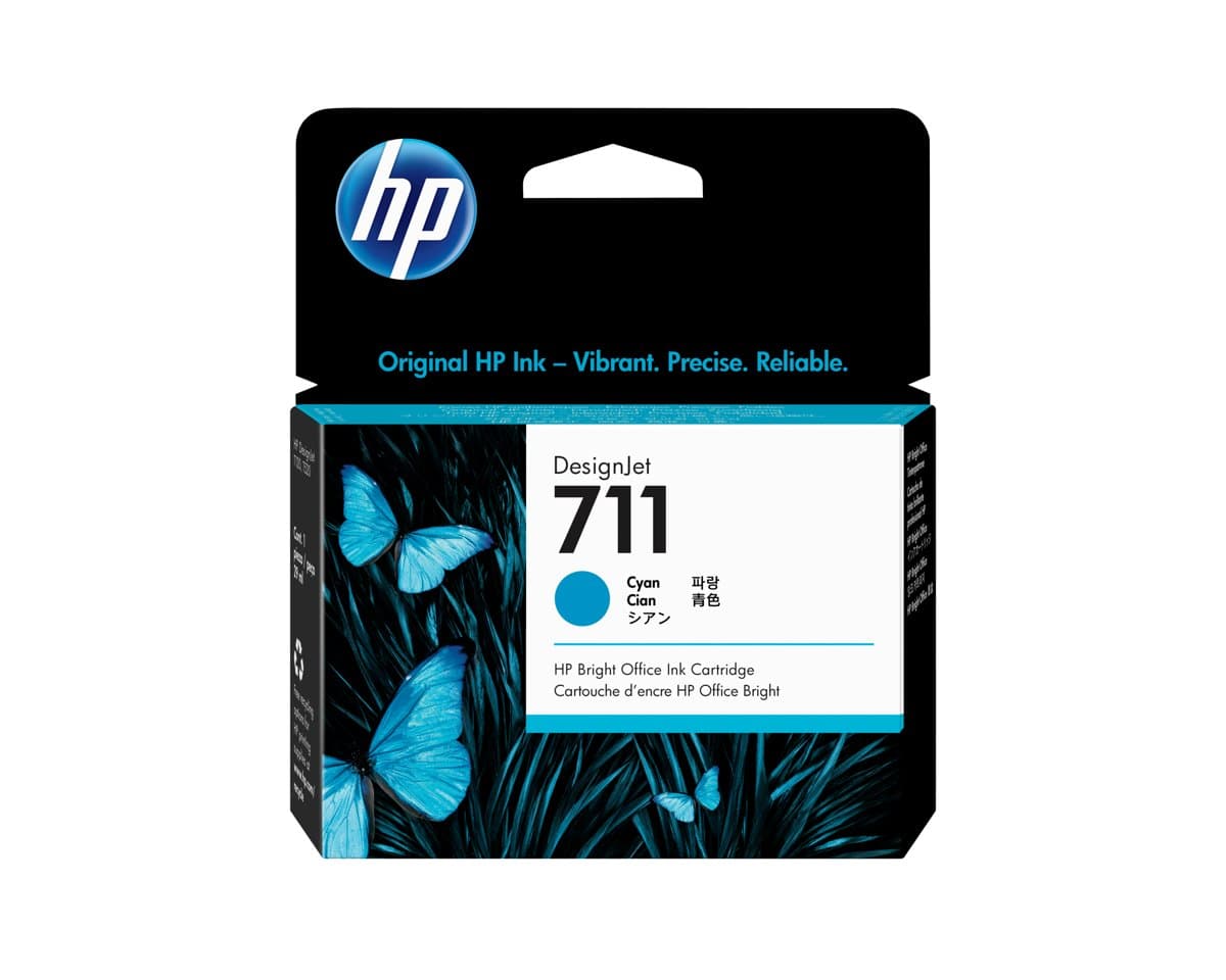 HP 711 29-ML Cyan Ink Cartridge
