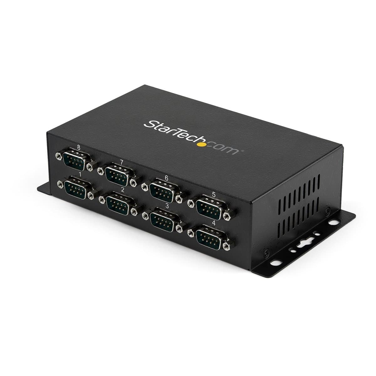 StarTech 8-Port USB to Serial Adapter, Industrial DIN Rail, RS232 DB9, USB 2.0