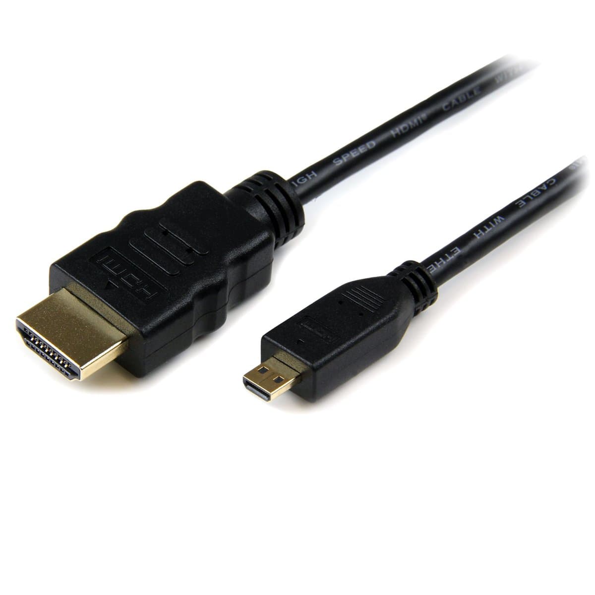 StarTech Micro HDMI Cable, High-Speed Adapter, 3m, 4K 30Hz, ARC