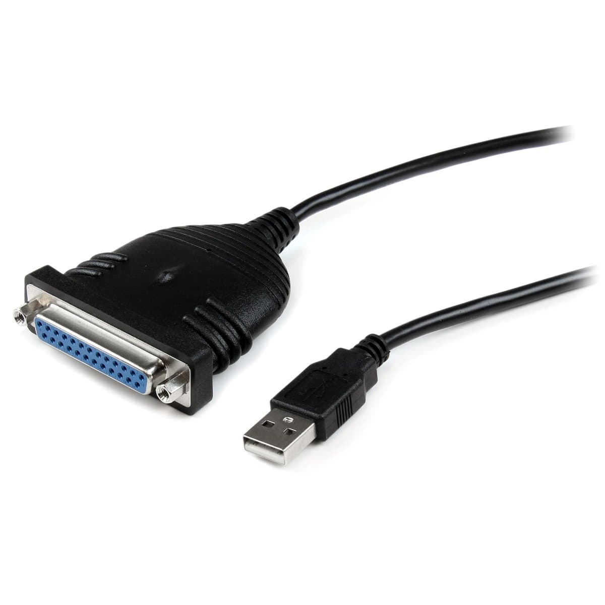 StarTech USB to DB-25 Parallel Adapter, 6 ft, Printer Support