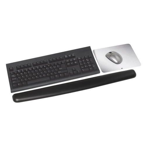 3M Keyboard Wrist REST Gel Black Leatherette Kp100le Or Kd85/90/95