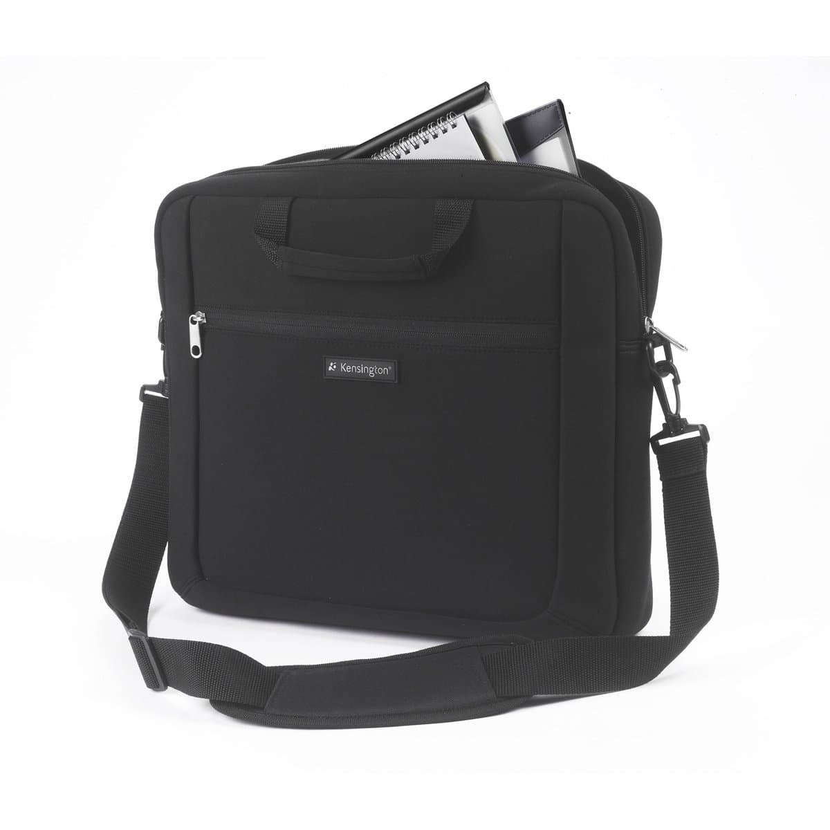 Kensington Simply Portable Neoprene Laptop Sleeve, 15.6", Black, Neoprene