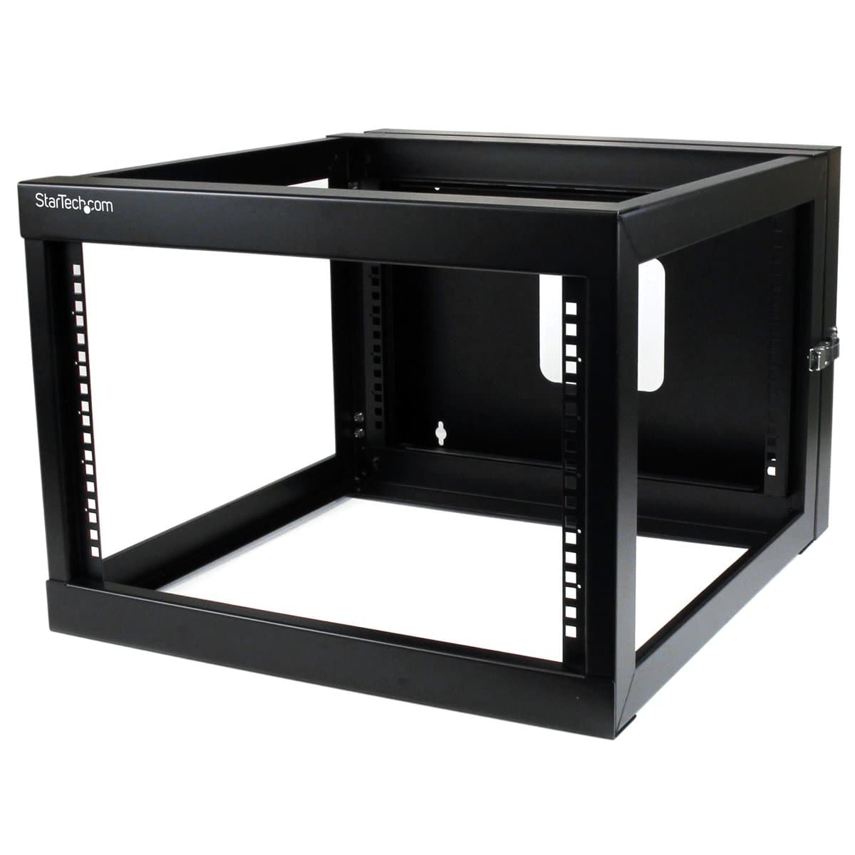 StarTech 6U Hinged Open Frame Wall-Mount Rack, 22 in. Deep, 49.8 kg Capacity