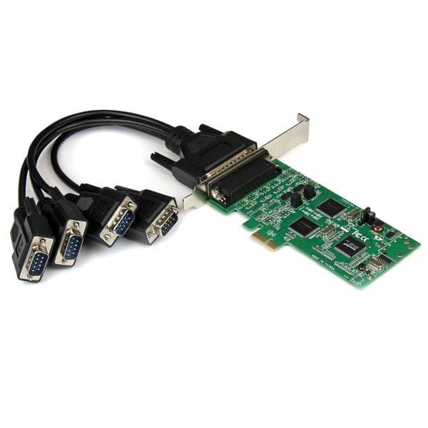 StarTech 4 Port PCIe Serial Card, RS232/422/485, 256B FIFO