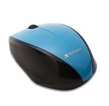 Verbatim Wireless Blue LED Optical Mouse Multi-Surface Nano Blue 97993