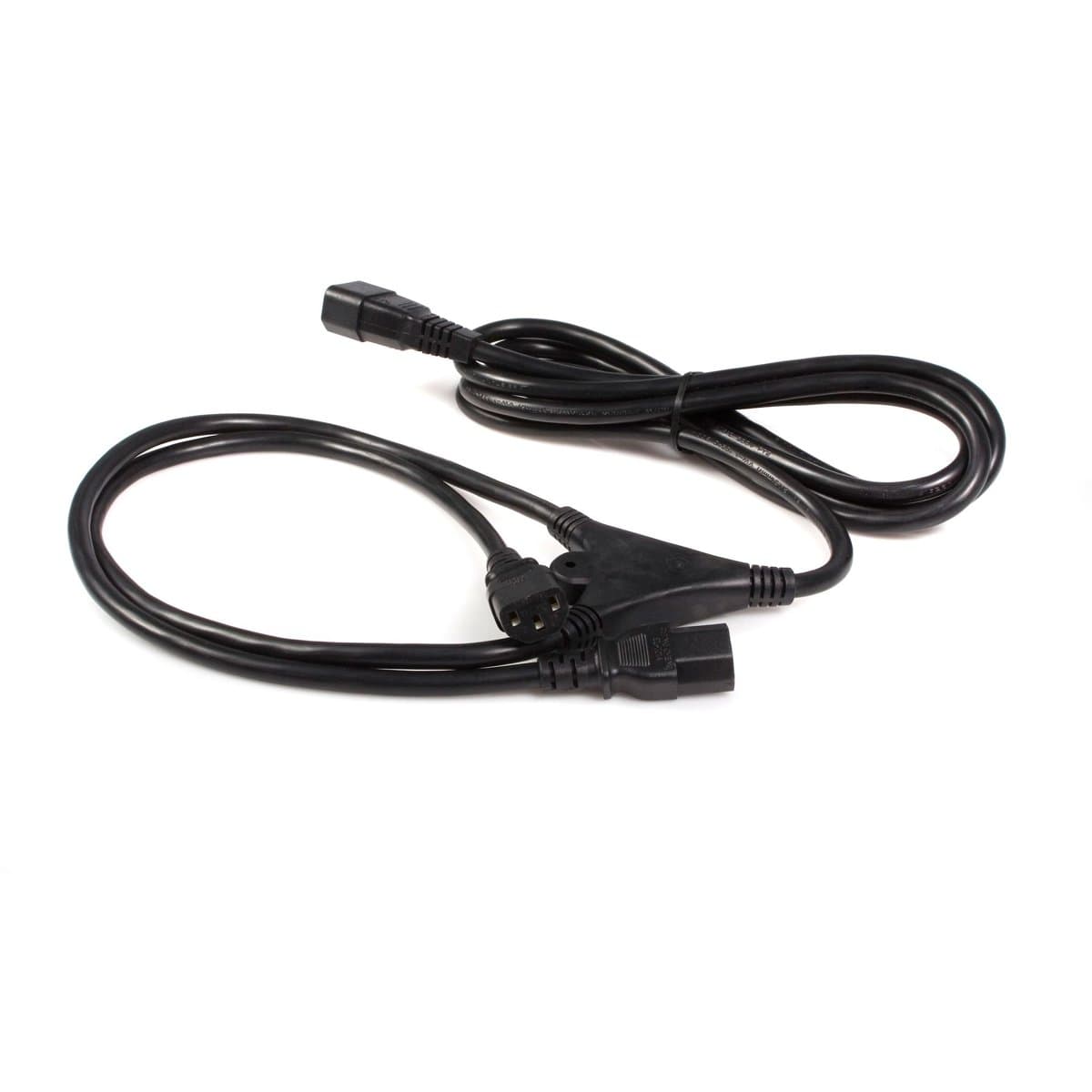 StarTech, Power Extension Cord Splitter, 10 ft, C14 to 2x C13, 13A