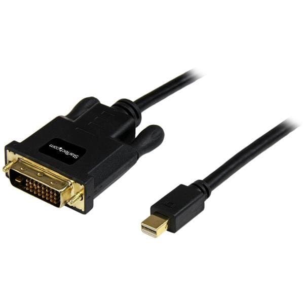 StarTech 3ft Mini DisplayPort to DVI Cable, 1080p, Passive, mDP 1.2