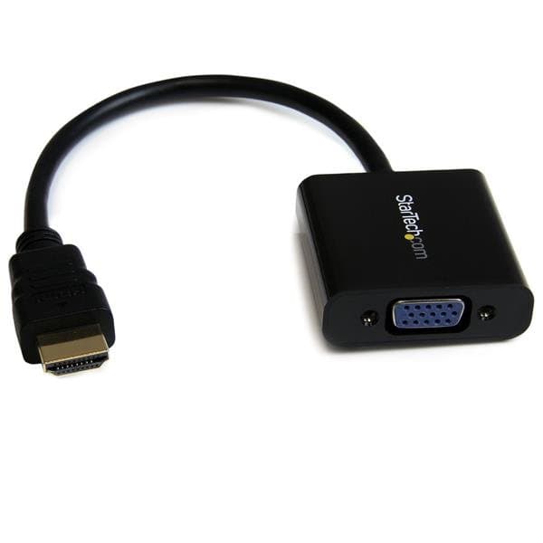 StarTech HDMI to VGA Active Adapter, 1080p, No External Power, for Laptop/Desktop