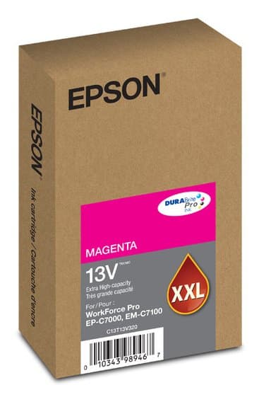 Epson T13V DuraBrite Pro Magenta Ink Cartridge, Extra High Yield, Single Pack
