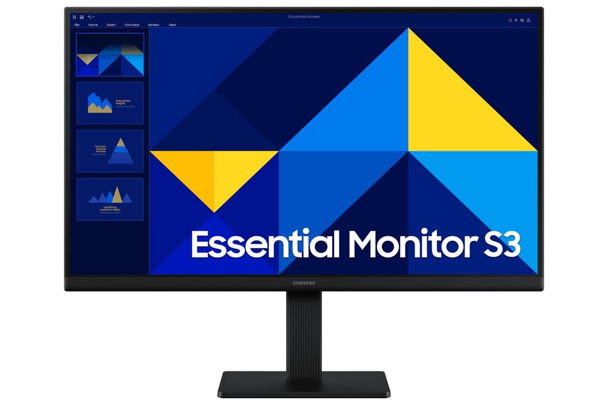 Samsung Pro-Av 22in S30gd FHD 100 Hz Monitor IPS HDMI VGA 3-Year