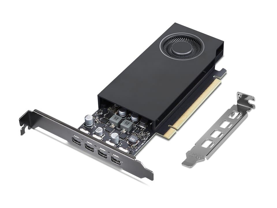 NVIDIA RTX A400, 4GB GDDR6, PCI Express x8 4.0, 7680 x 4320, Active Cooled