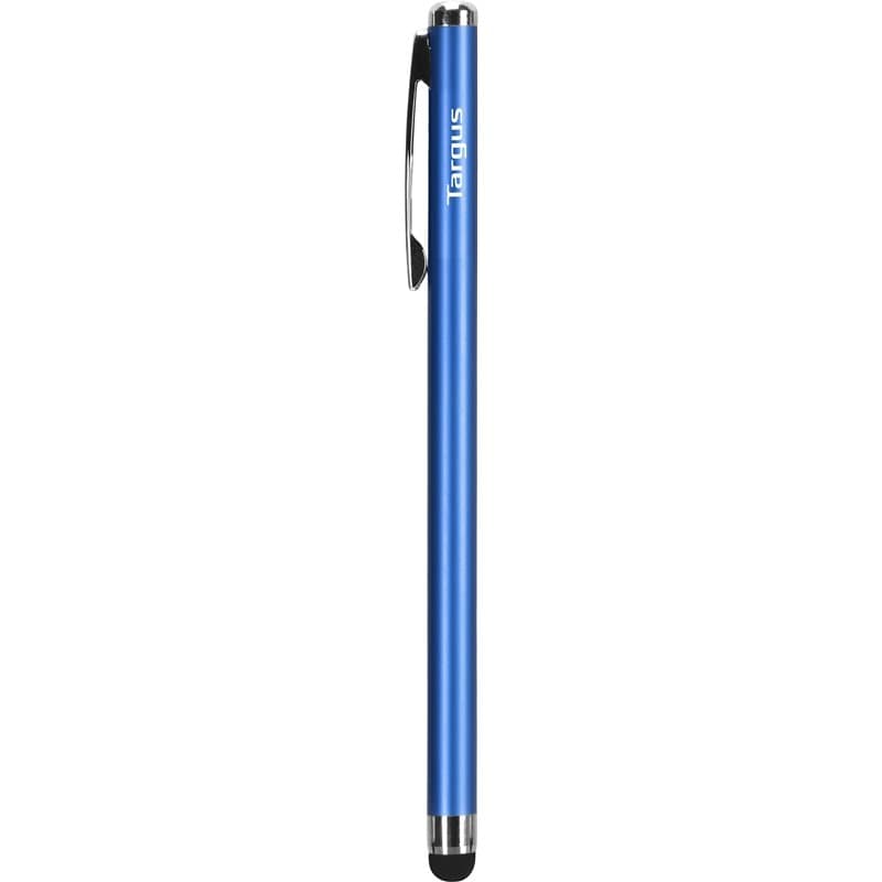 Targus Metallic Blue Stylus, 6mm Rubber Tip, Capacitive Touch, 31g