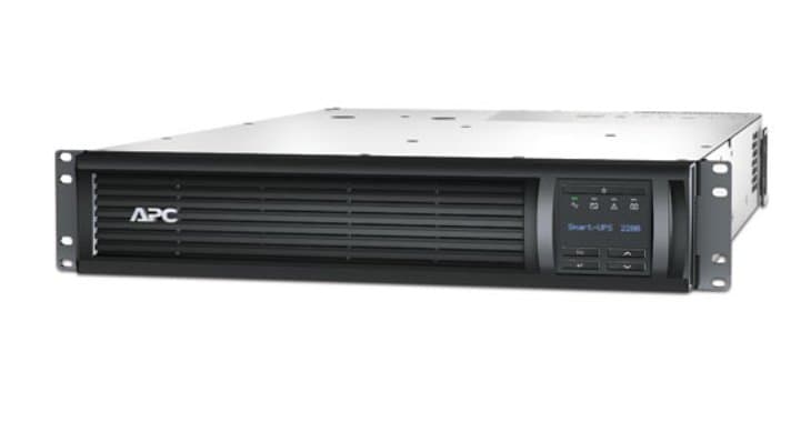 APC Smart-UPS 2200VA, 1980W, 2U Rackmount, 120V, Sine Wave