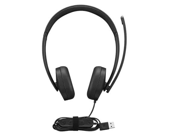Lenovo 4XD1P83425, Wired On-Ear Headset, Calls/Music, 20–20kHz, 140g