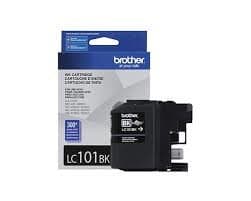 Brother LC-101BK, Standard Yield, Black Pigment Ink, 300 Pages