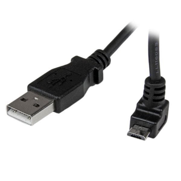 StarTech Micro USB Cable, USB A to Micro-B Up Angle, 2 m, USB 2.0