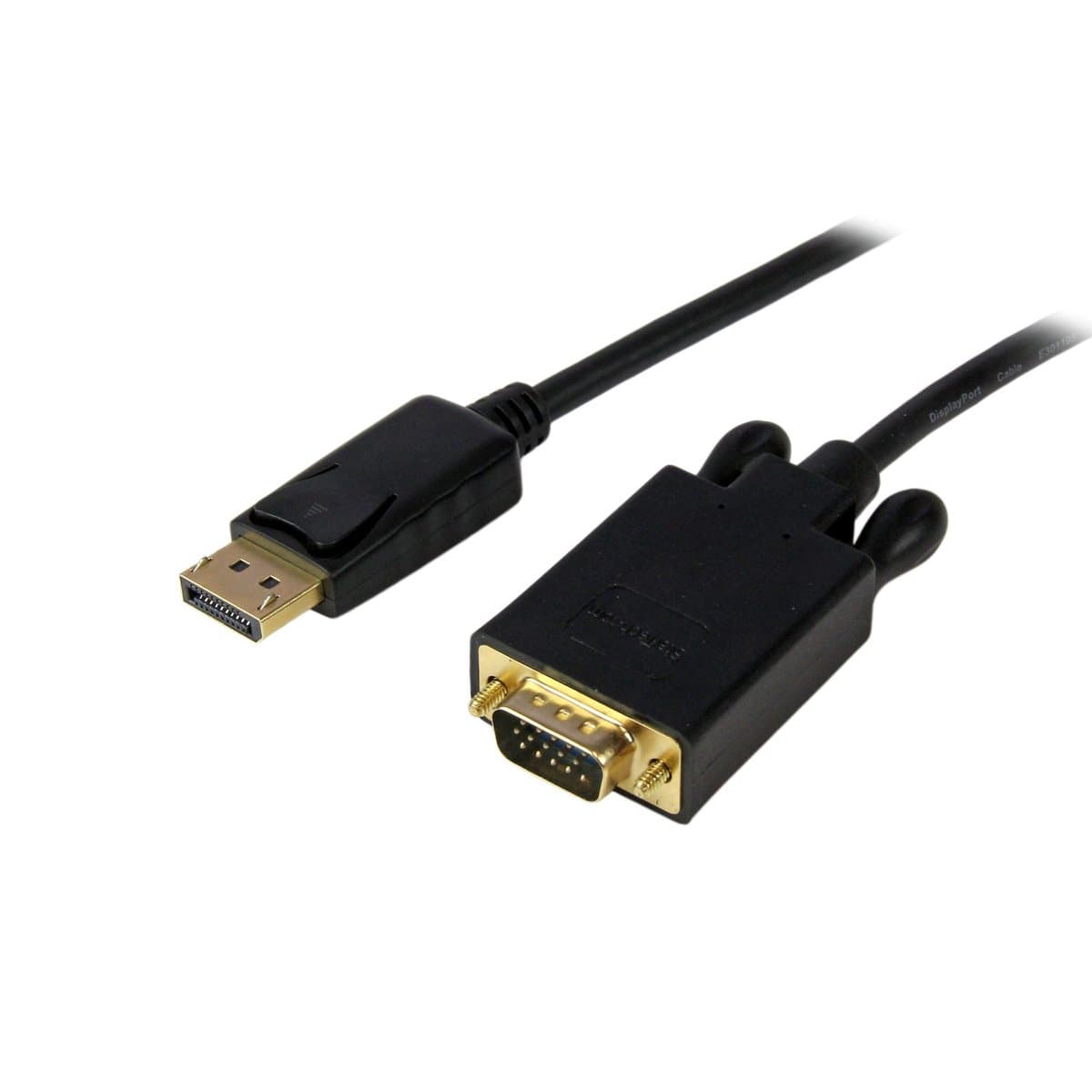 StarTech 6 ft DisplayPort to VGA Cable, Active DP 1.2 to VGA, 1080p, Latching