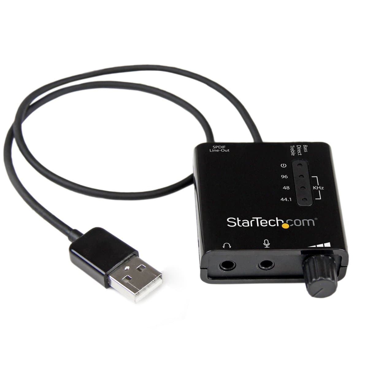 StarTech USB Audio Adapter, Sound Card, 5.1 Channels, SPDIF