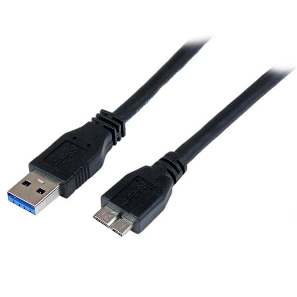 StarTech USB 3.0 A to Micro-B Cable, 1m, 5Gbps SuperSpeed, USB-IF Certified