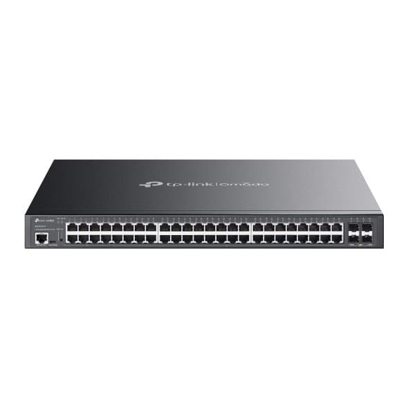 TP-Link Omada SG3452XMPP, 48-Port PoE+ Gigabit Switch, 176 Gbit/s, L2+, 1U