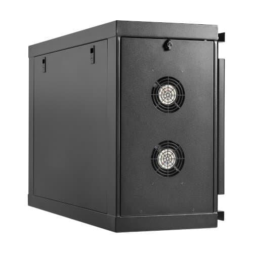 Eaton Wall-Mount Mini Rack Enclosure 6U Low-Profile Side-Mount Black