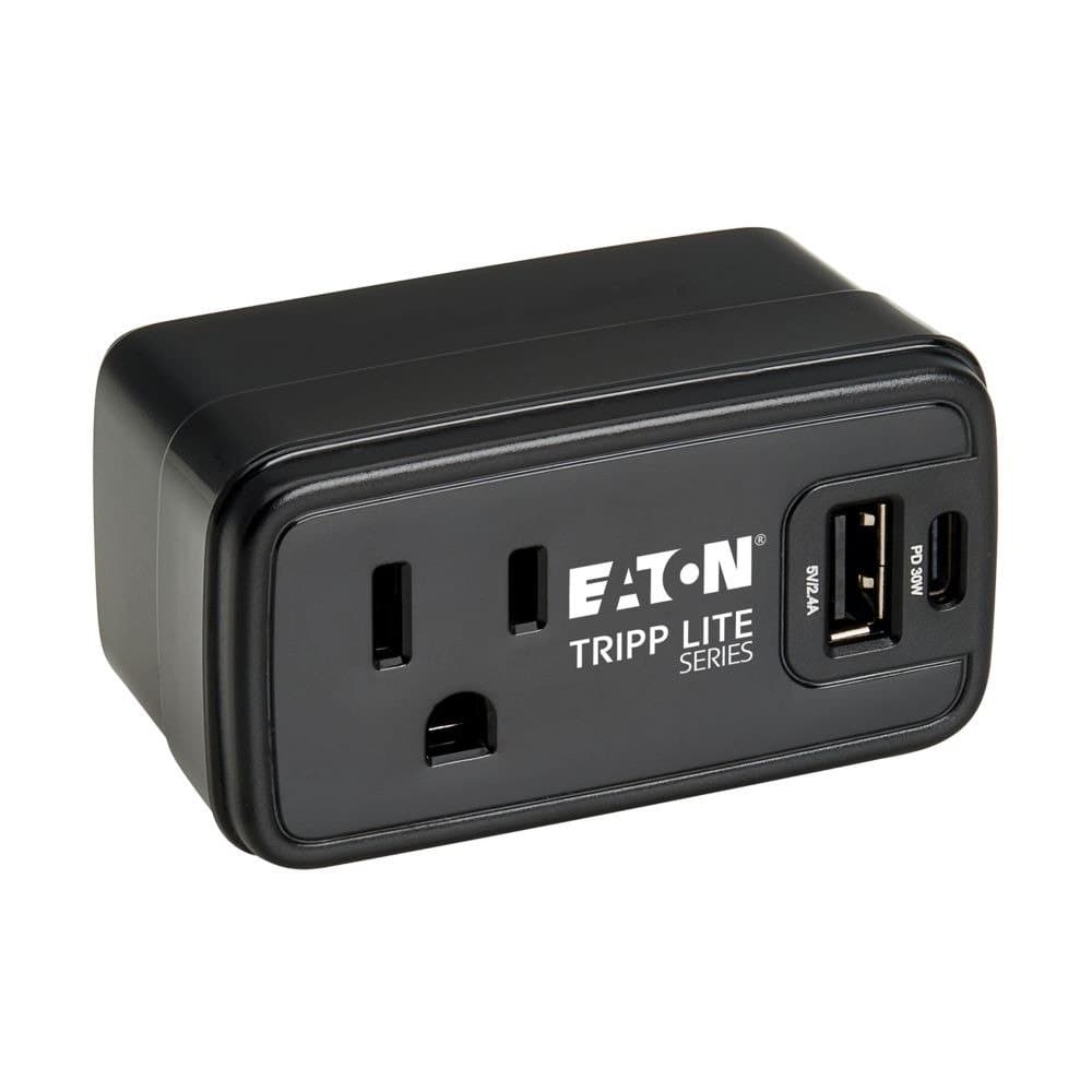 Eaton Travel Charger And Power Strip 1OUTLET USB-C USB-A 32W Pd Charging