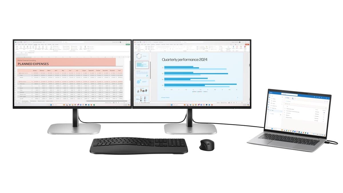HP Series 5 Pro 524pu, 23.8" FHD USB-C Monitor, 100W PD, USB Hub, HP Smart Buy