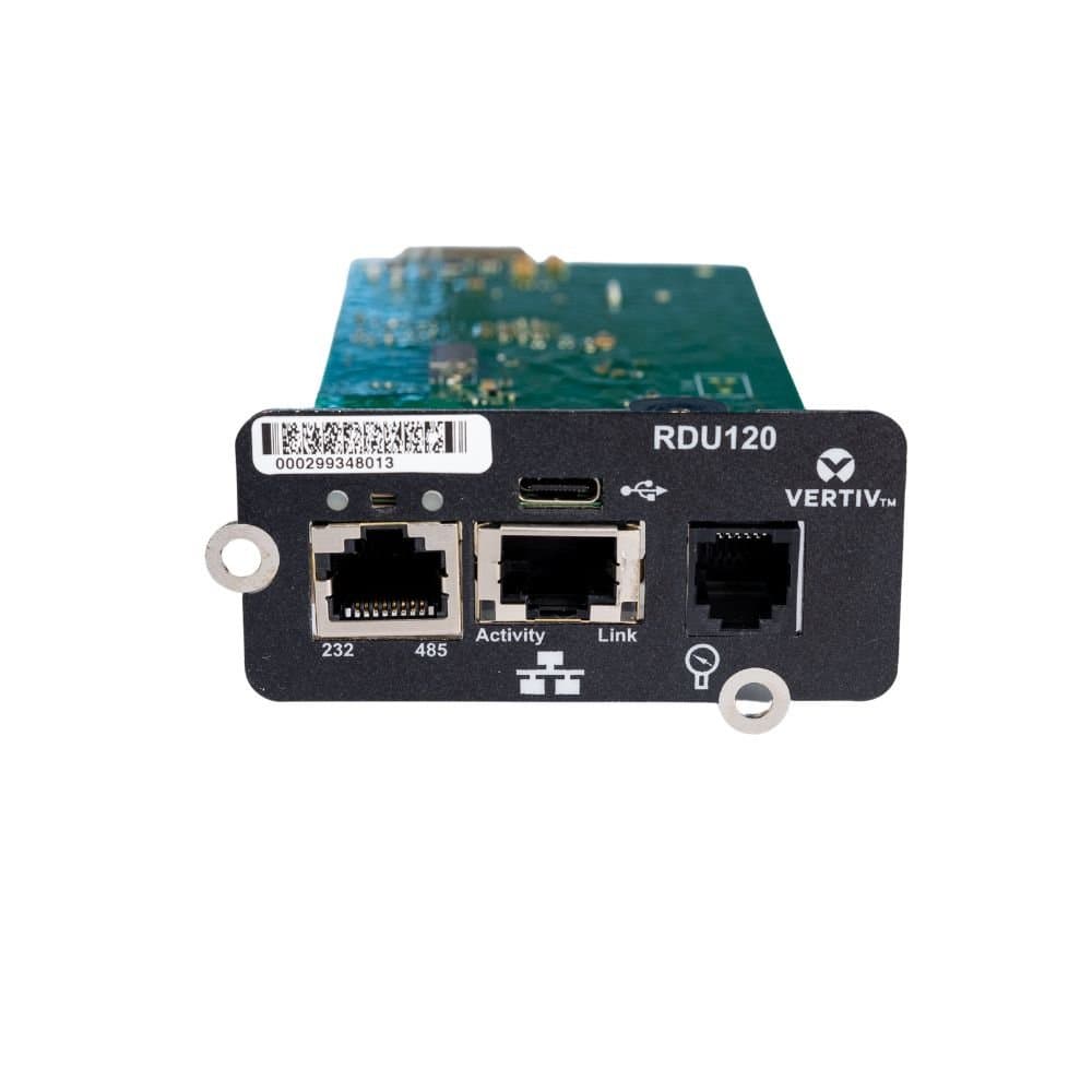 Vertiv Liebert RDU120, Network Communications Card, 1Gb Ethernet, Internal