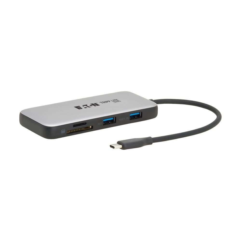 Eaton USB-C Multiport Adapter, 4K60Hz HDMI, 100W USB PD, Memory Card Reader