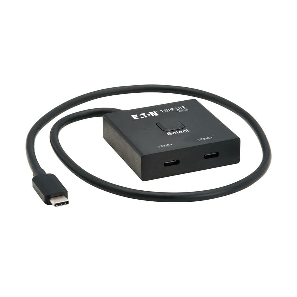 Eaton 2×1 Bidirectional USB-C Switch, 8K, USB 3.2 Gen 2, 100W Power Delivery