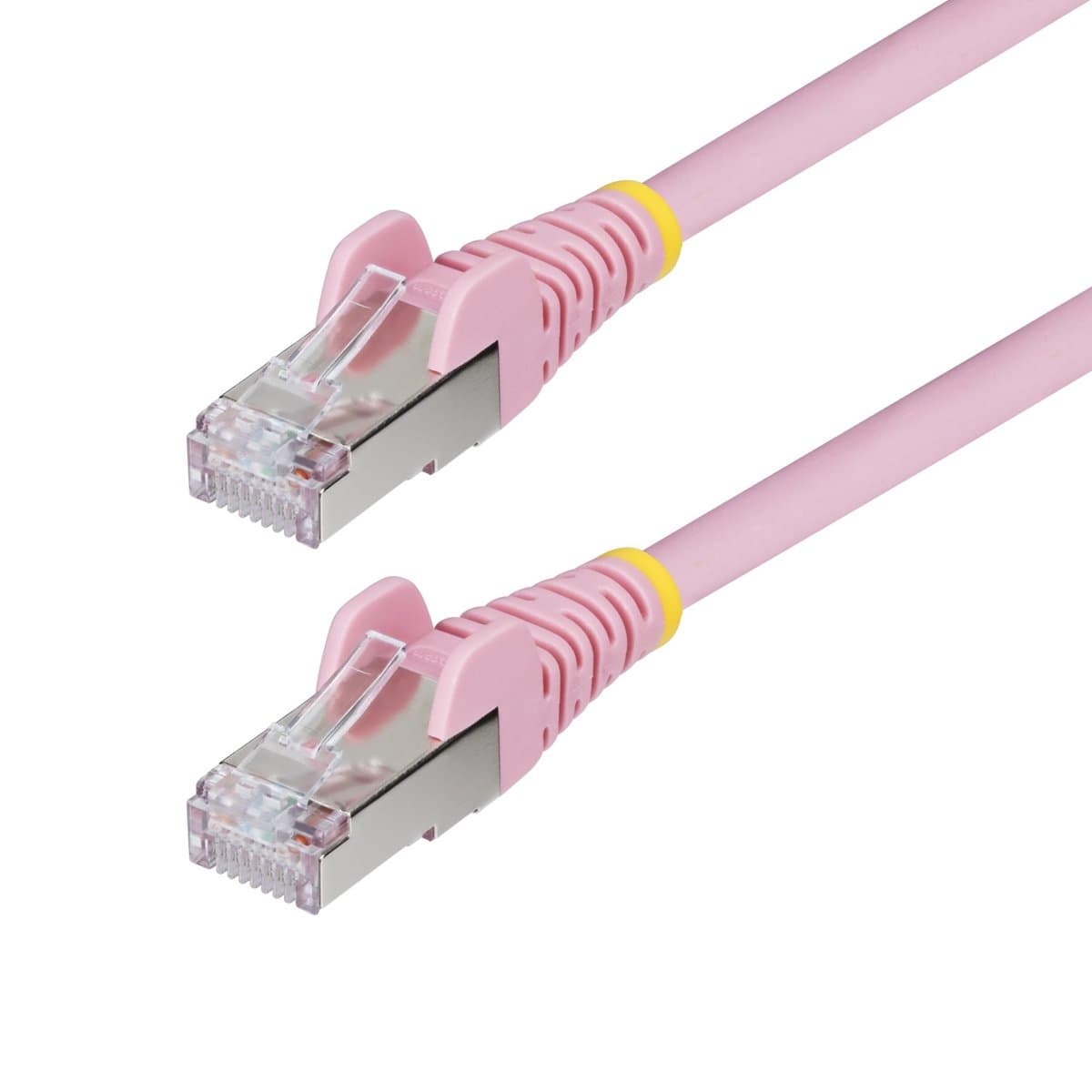 StarTech Cat6a Ethernet Cable, 5 ft, 10 Gigabit PoE++, Pink