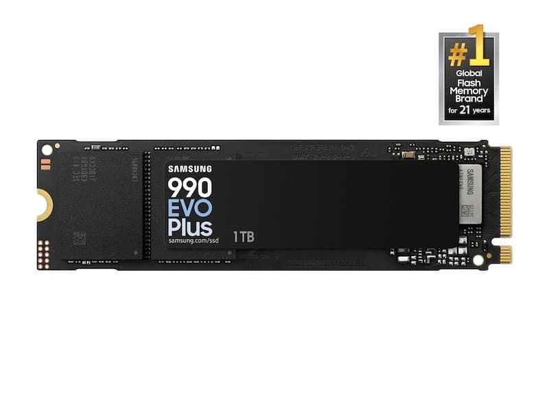 SAMSUNG 990 Evo Plus 1TB PCIe Gen 4.0 X4 / 5.0 X2 NVMe 2.0 M.2