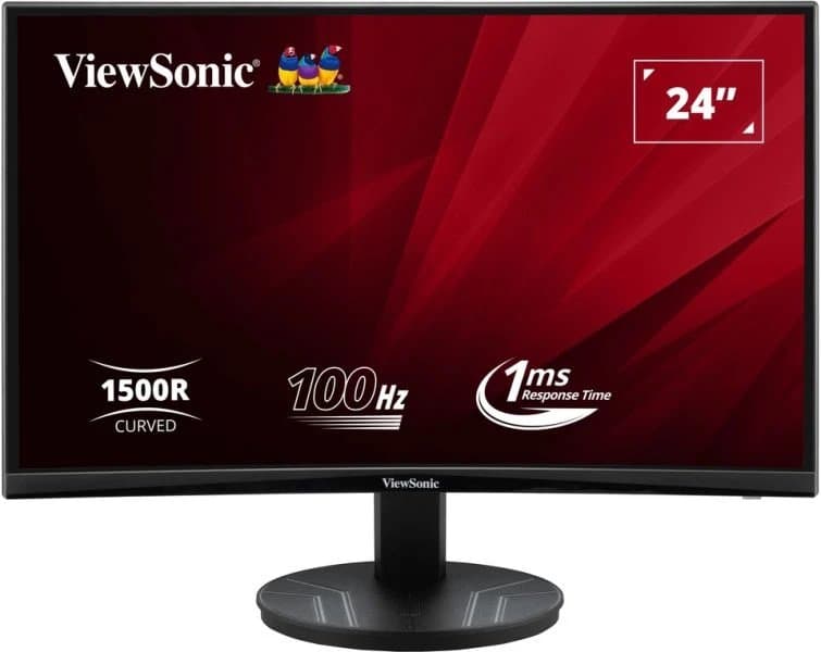 ViewSonic VA2416C, Curved Monitor, 23.6" Full HD, 100Hz, 1ms