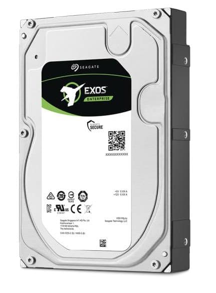 Seagate Exos 7E8 Enterprise HDD, 6TB, 7200 RPM, 3.5-inch, SAS, 2M Hour MTBF