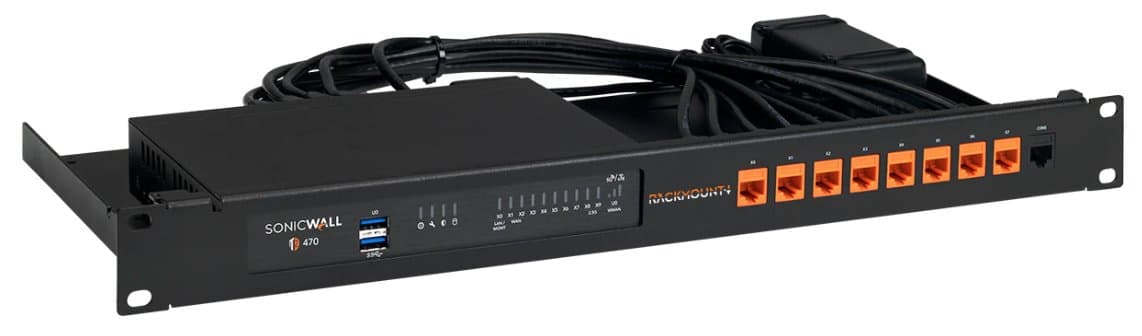 Rackmount.IT RM-SW-T11, Firewall Rack Mount for SonicWall TZ270W / TZ370W / TZ470W