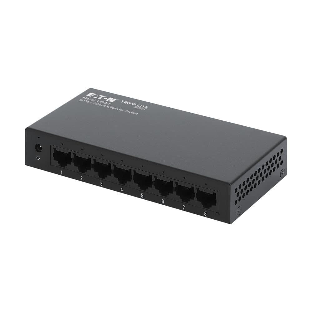 Eaton Desktop Gigabit Ethernet Switch, 8-Port, Unmanaged, 10/100/1000 Mbps