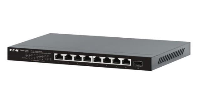 Eaton Desktop Gigabit Ethernet Switch Unmanaged PoE+ 8-Port 2.5 Gbps 100W