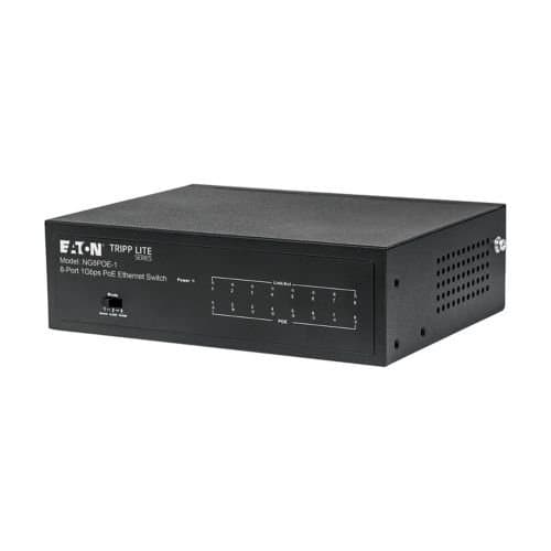 Eaton Desktop Gigabit Ethernet Switch Unmanaged PoE+ 8-Port 10/100/1000
