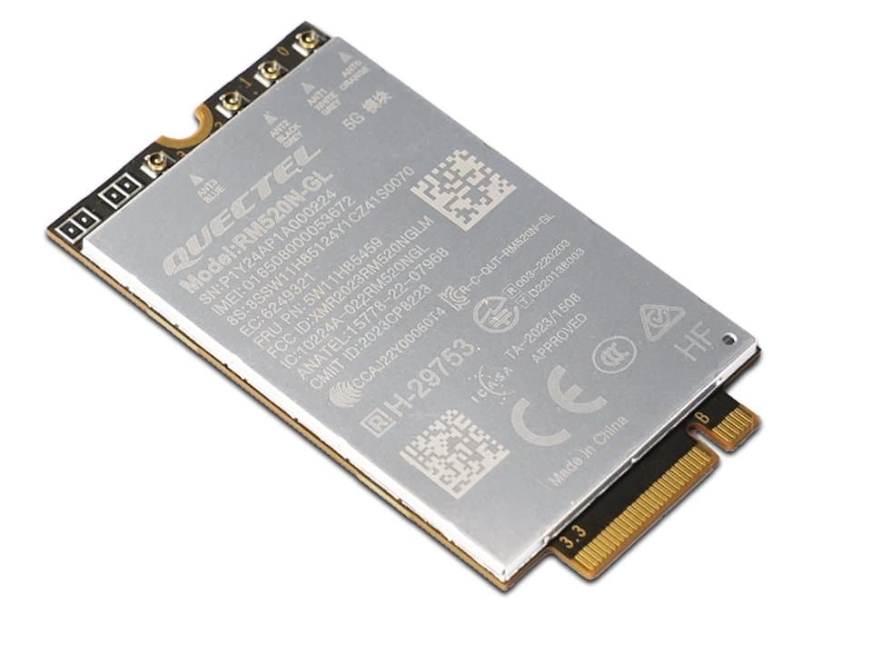 Lenovo RM520N-GL 5G WWAN M.2 Module, ThinkPad T16 Gen 3 Compatible