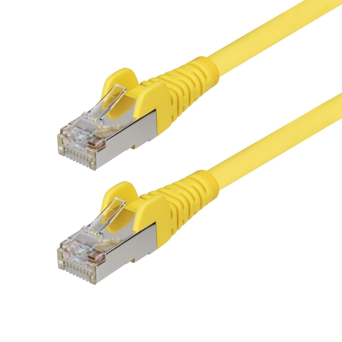 StarTech CAT6a, Yellow Ethernet Cable, 6 ft, 10 GbE, S/FTP