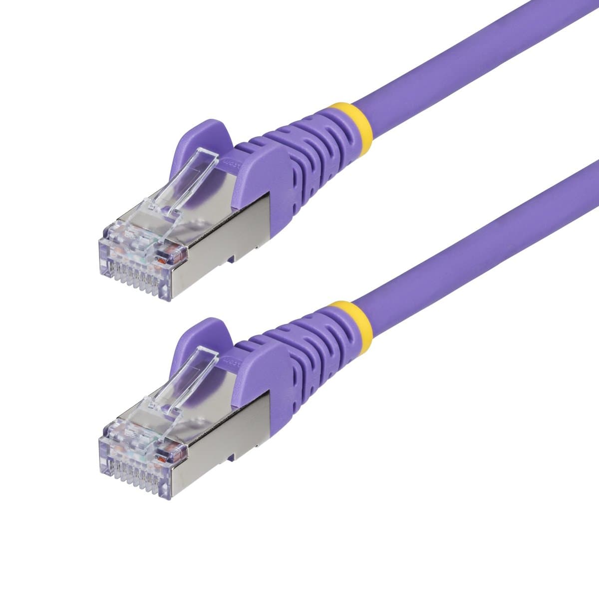 StarTech Cat6a Ethernet Cable, 6ft Purple, 10 Gbps, S/FTP, 100W PoE++