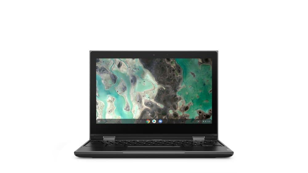 Lenovo 500e Chromebook 2nd Gen, 11.6 Touchscreen Convertible, Intel Celeron N4120, 4GB, 32GB