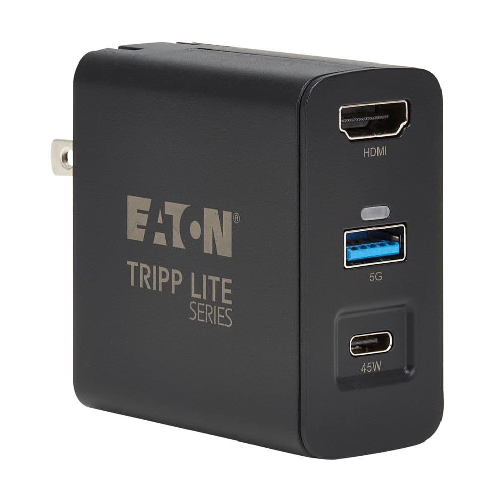 Eaton Travel-Sized USB-C Dock Charger 4KHDMI USB 3.2 45W Pd Charging
