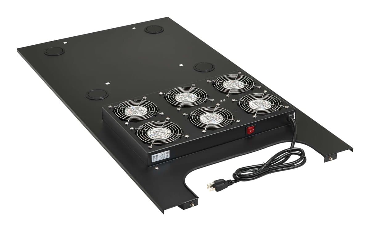 Eaton Roof-Mounted Fan Panel 120V Deep Rack Enclosure Cabinets 6 Fans